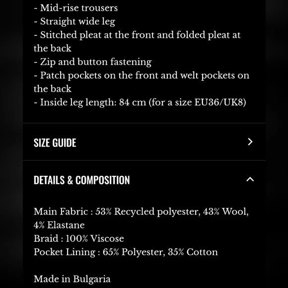 Sezane Dan Mid-RiseTrousers in Rosewood - Picture 3 of 3